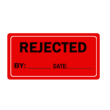 Rejected loads