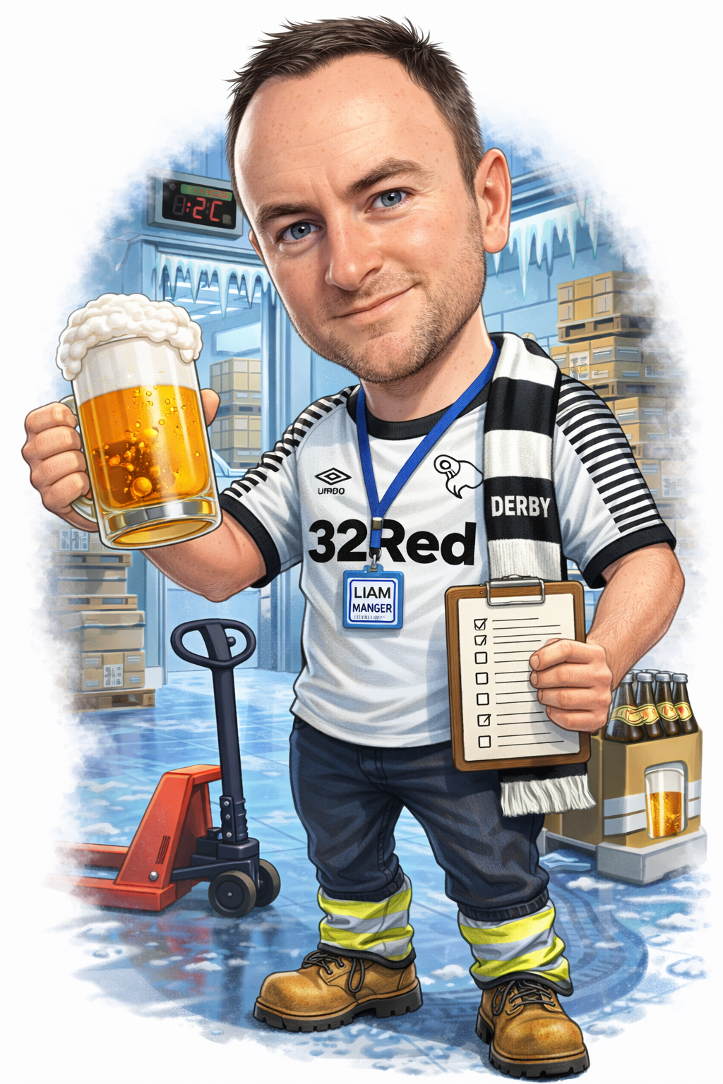 Liam Beardsley our Warehousing Guru